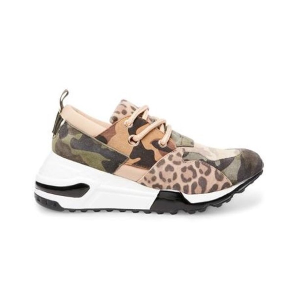 Steve Madden Cliff Cano Leopard Black Sneaker - Worn 2 times so EUC